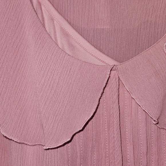 AGB Pink Ruffle Top Size XL - Picture 3 of 6